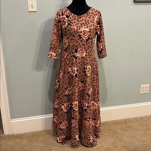 Floral Asymmetrical Dress